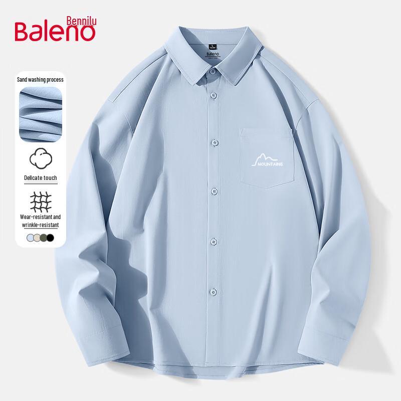 Baleno Men's JPB Lines Lapel Shirt