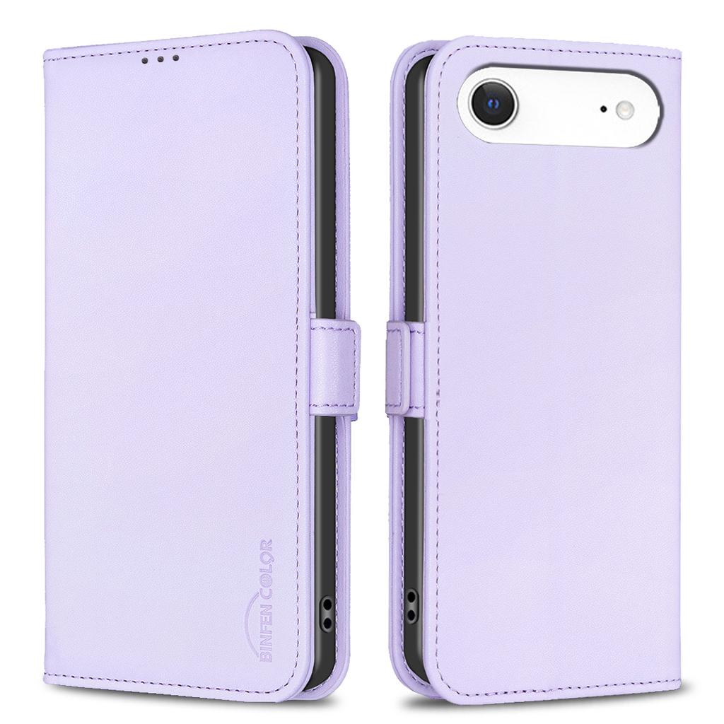 For iPhone 17 Air Case BINFEN COLOR BF31 PU Leather Flip Folio Phone Wallet Cover