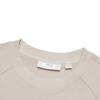 Fila Milano Series Casual Knit Short Sleeve Round Neck T-Shirt Women Tops Light-Khaki F11W515103FLK