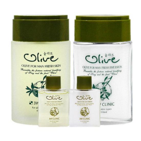 

a0322 3W Clinic Olive For Men Fresh4-Step Set 4-Step Set
