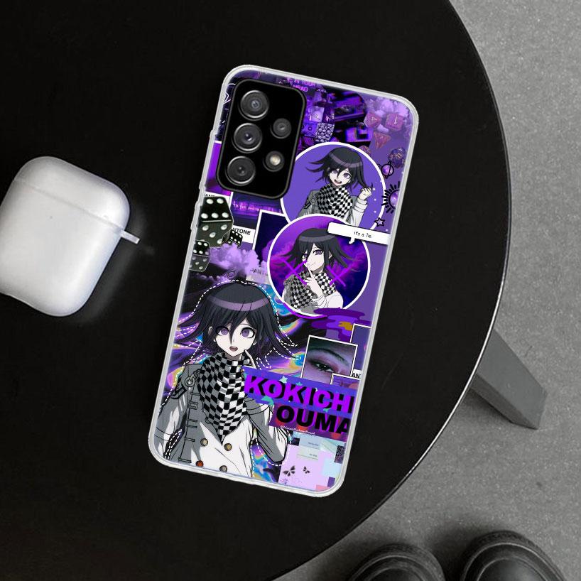 Danganronpa Kokichi Ouma Phone Case Cover for Samsung Galaxy A12 A22 A32 A52 A72 A02S A51 A50S A31 A20S A10S Note 20 Ultra 10 Pl