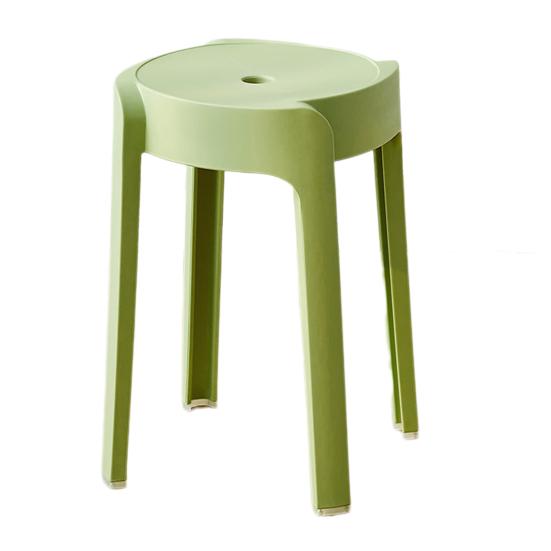 6Pcs Plastic Stool Stackable Portable Round Nesting Stools 330lbs Load Bearing Backless Bar Stool Seating for Home Classroom Outdoor