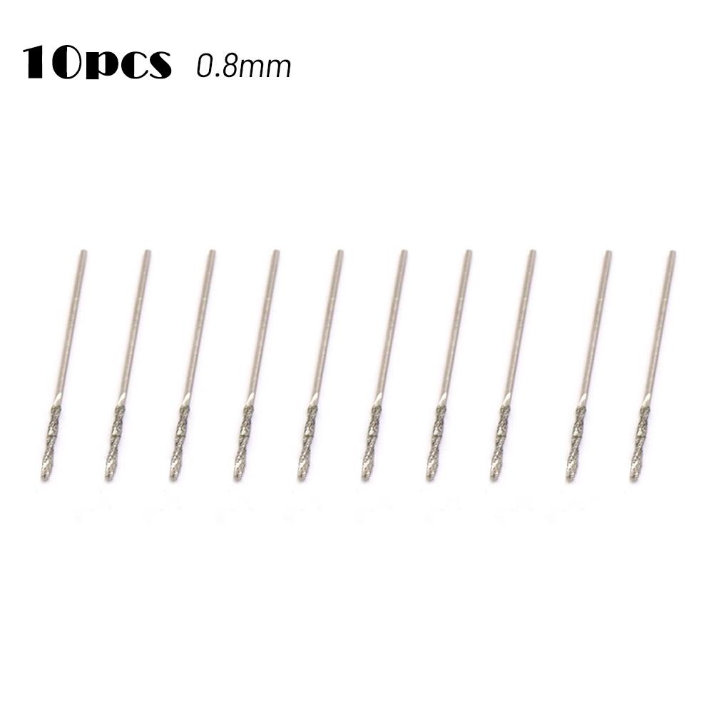 High Speed Spiral Drill Bits for Pendants Cobblestone Set of 10