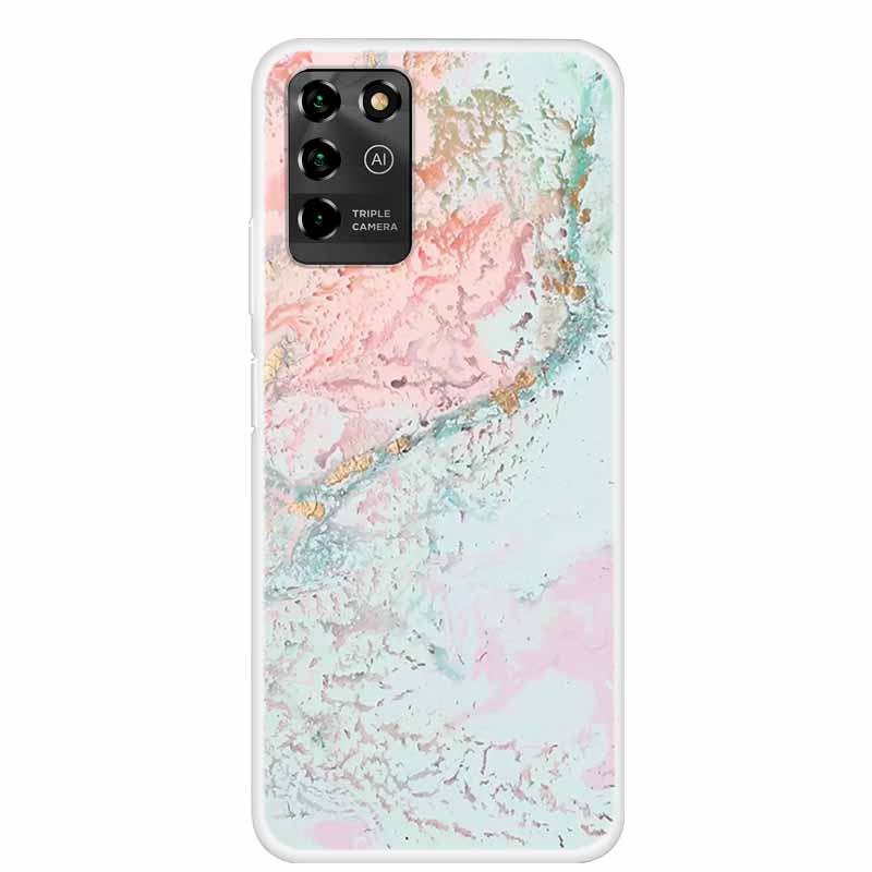 For ZTE Blade V30 Vita Case 8030 Marble Soft TPU Silicone Clear Phone Case for ZTE V30 VITA Back Cover Transparent Capa V 30vita