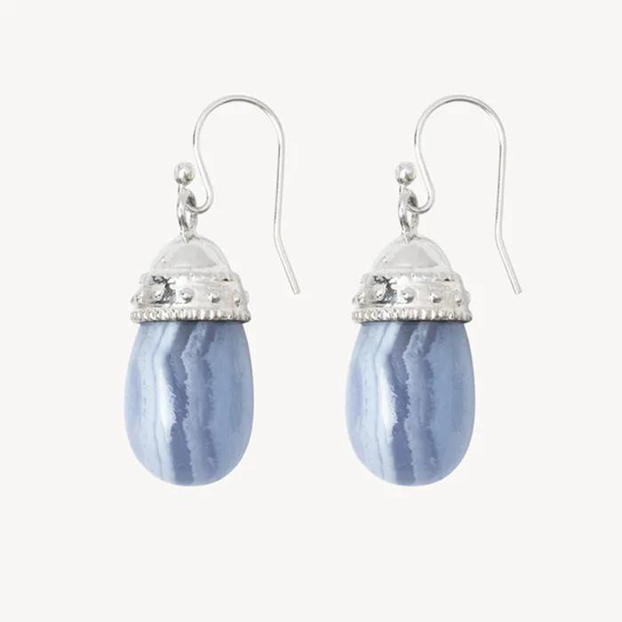 Dew earring_Bluelace