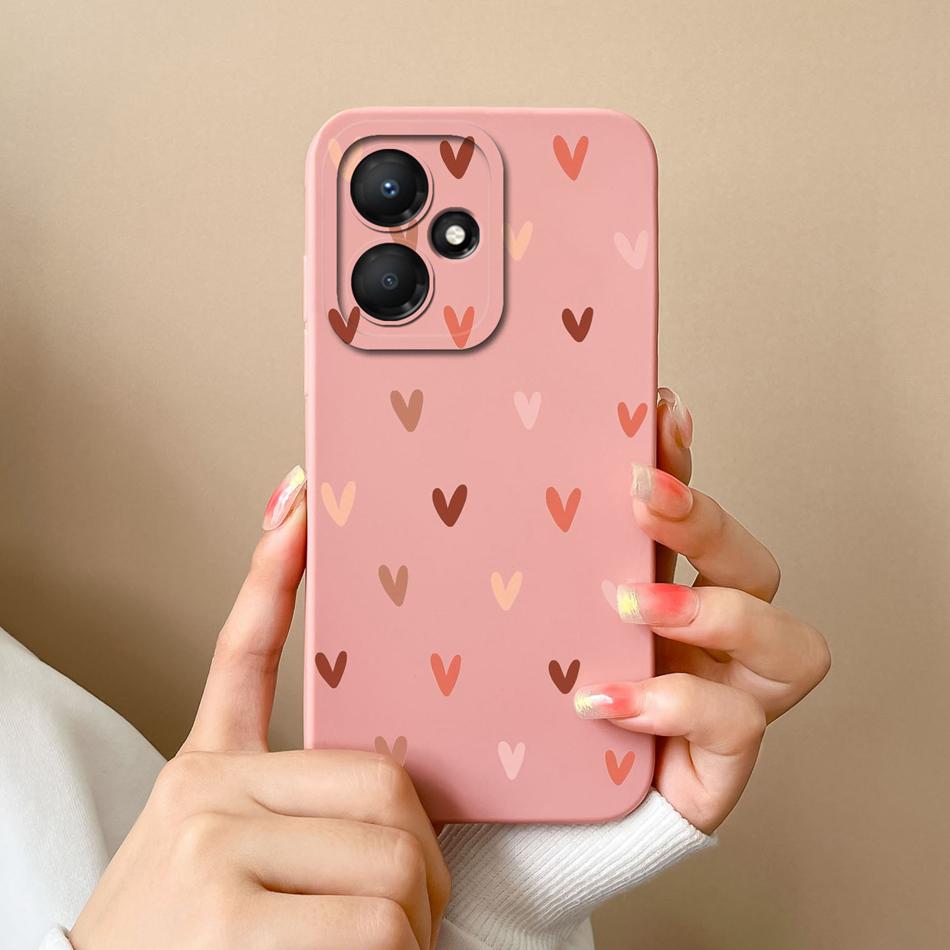For Infinix Hot 30 Play 30i 4G 5G Phone Case Butterfly Liquid Silicone Camera Protection Back Cover For Infinix Hot30 Funda Capa