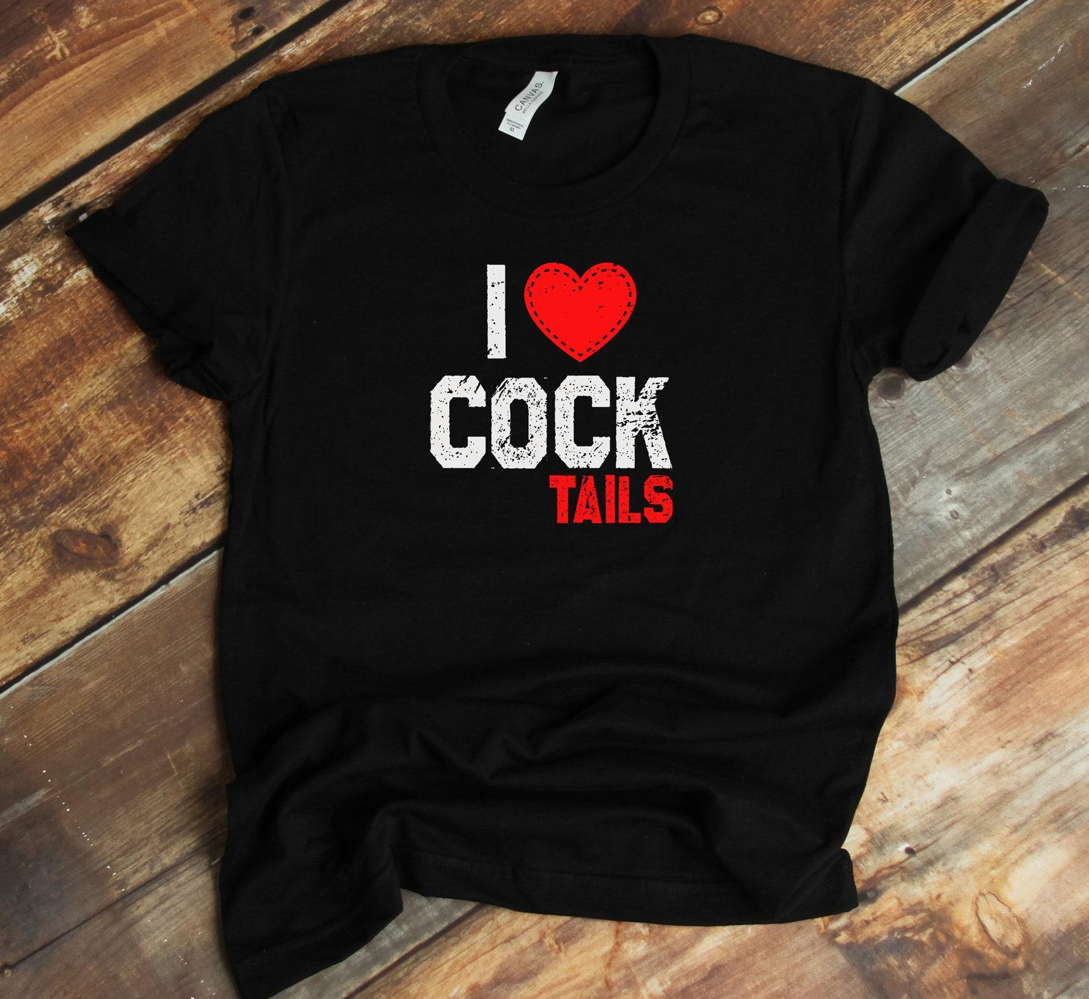 Drinking Pun T-Shirt - I Love Cocktails Bartender Funny Alcohol Lover - Valentine s Day Gift Shirt M