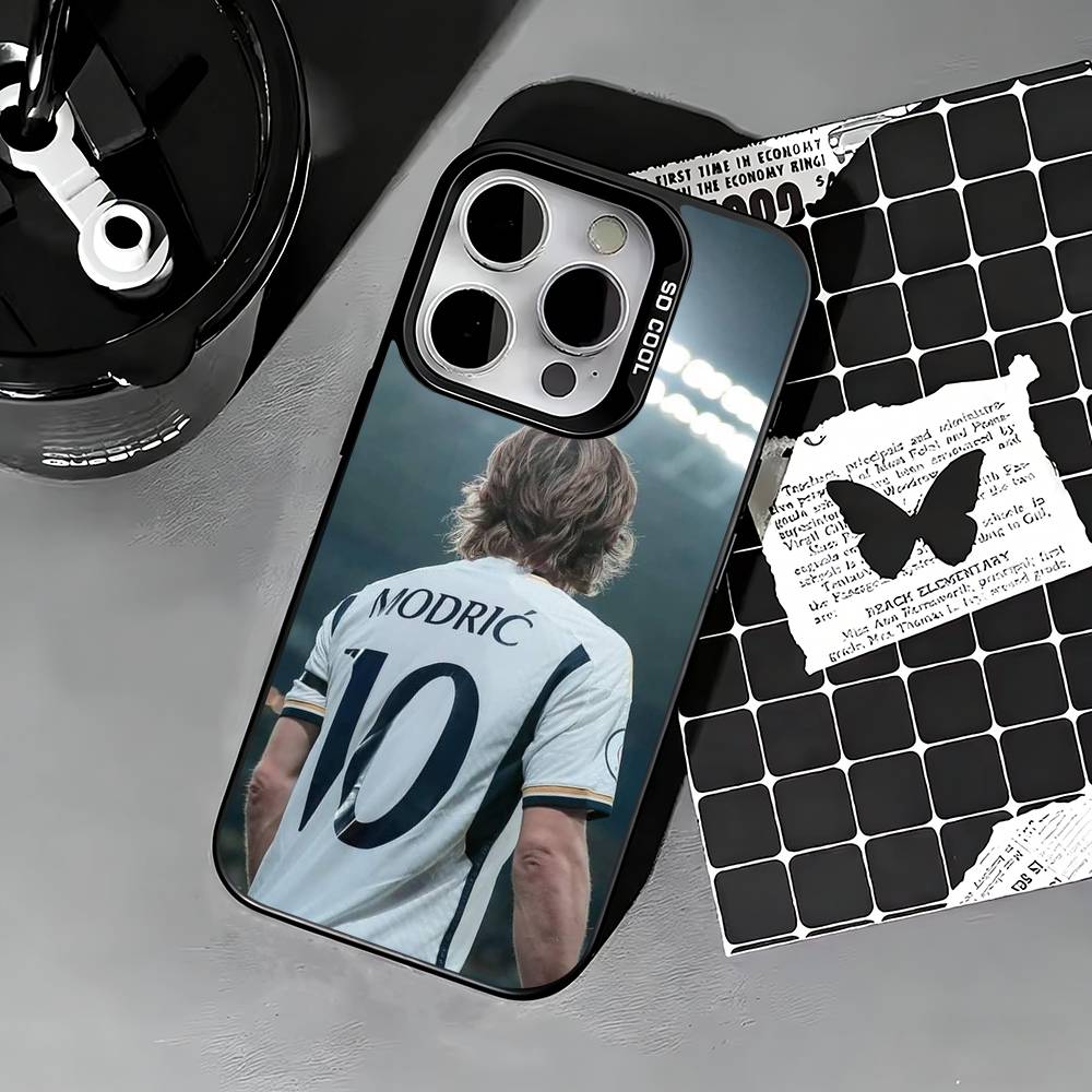 Luka Modric Phone Case For iPhone 17,16,15,14,13,12,11 Plus,Pro Max,XS,Colored silver phone case iPhone17promax