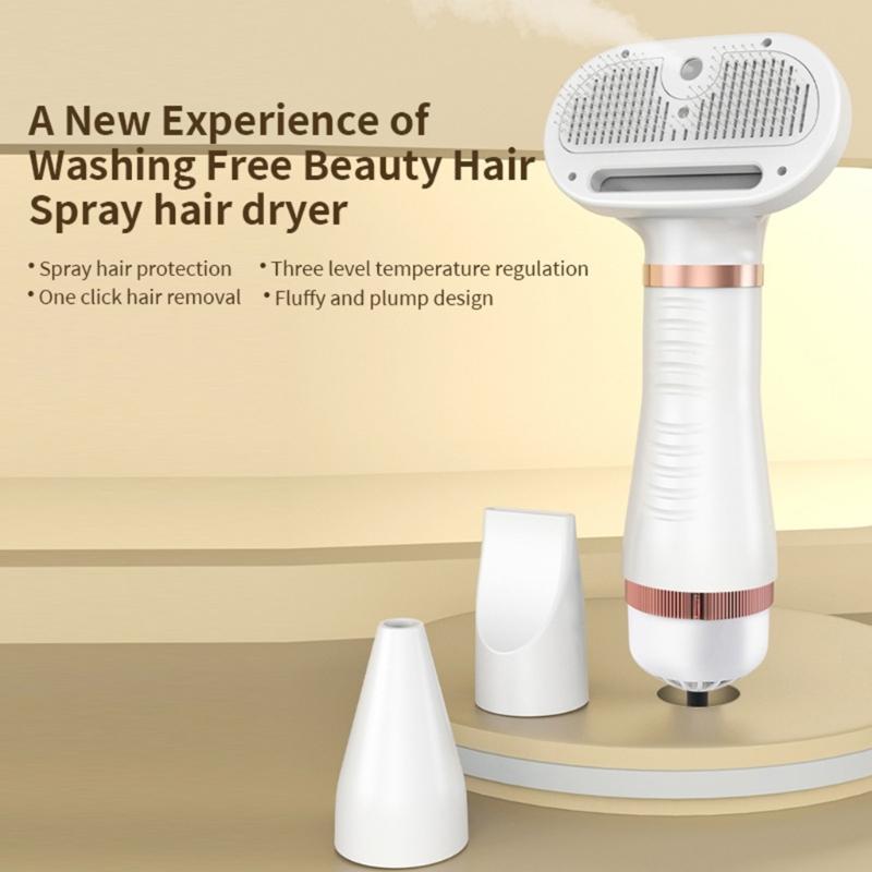 Pet Hair Dryer for Daily and Bath Grooming Hair Dryer Blowers 3 Speed Adjustable Temperature Nozzles Combs