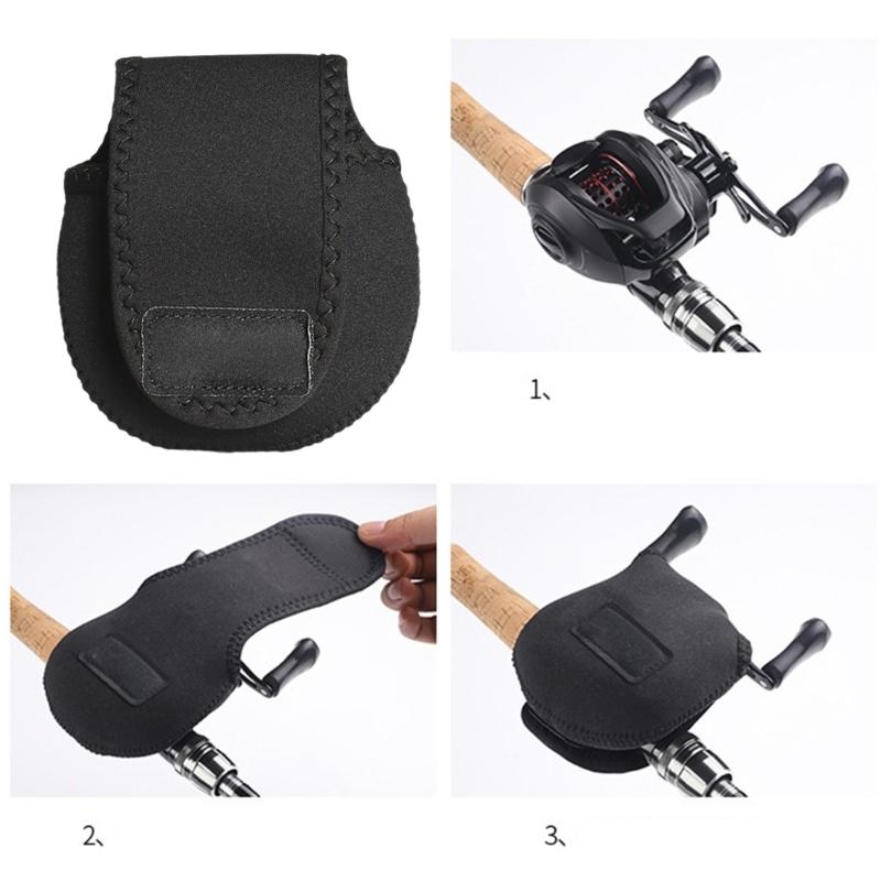 Portable Fishing Reel Pouches Bag Spinnings Reel Cover Case Bag Baitcasting Trolling Fishing Reel Protective Case