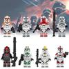 Blocks Building Mini Figures Clone Trooper Company Soldiers Heavy Gun