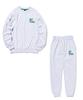 PAPERBOY [Set] Classic Sweatshirt & Sweatpants Setup - White Melange