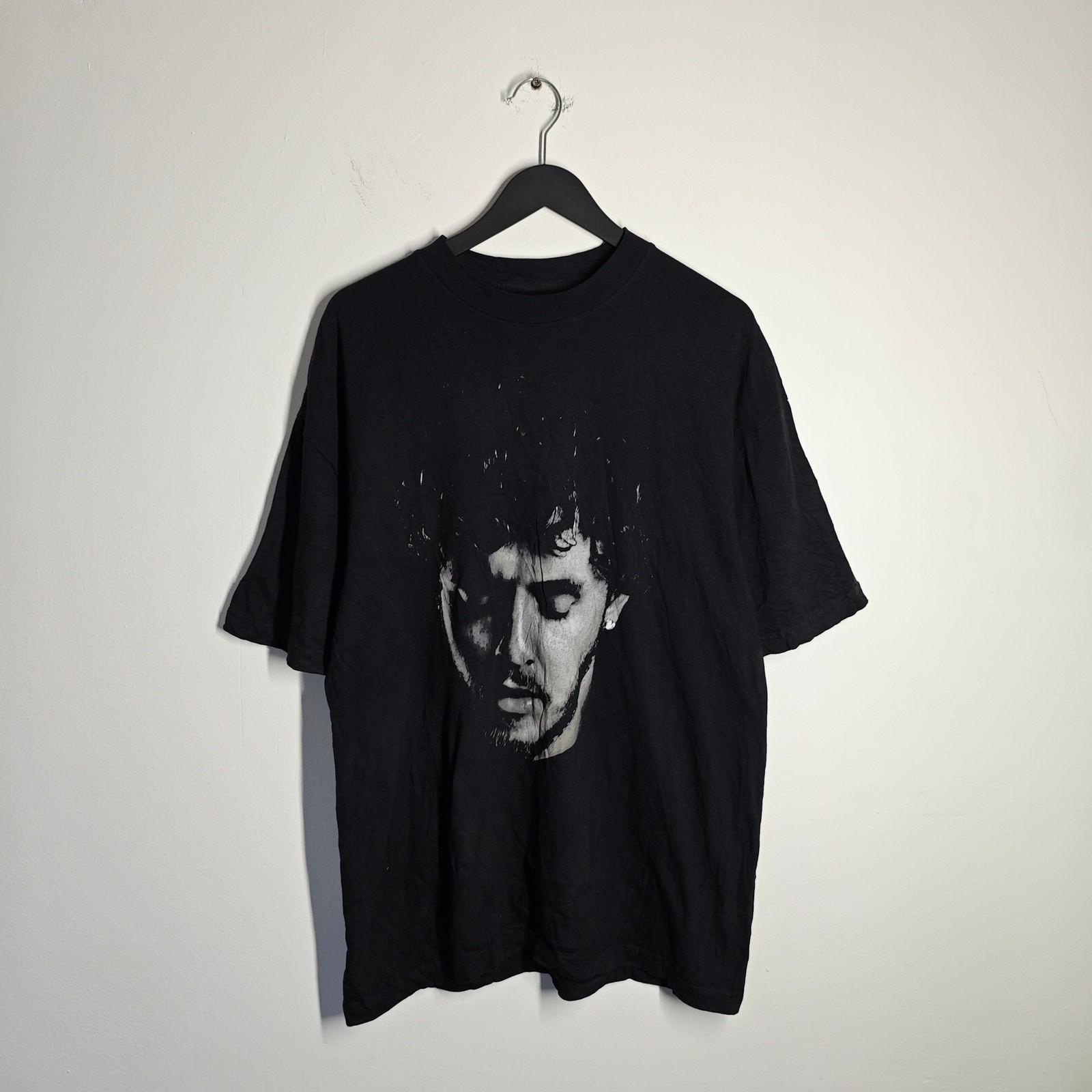 Jack Harlow Band T-Shirt Face Shaded Black Mens Large 100% Cotton Face Tee XXL
