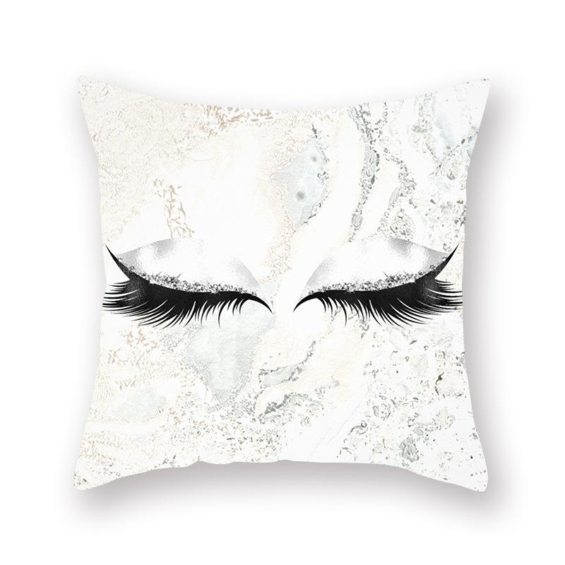 Ins Wimper Pfirsich Samt Kissenbezug Kissen Schlaf Taillenkissen Kissenbezug Zuhause