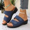 Large size spring and summer new fish mouth Velcro rhinestone slippers sandals women's shoes