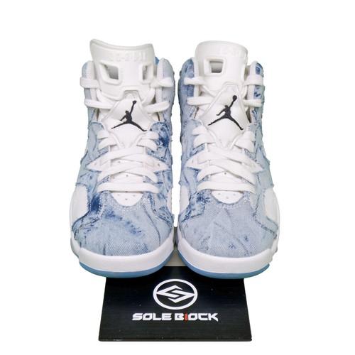 Air Jordan 6 Retro Mid Washed Denim 2022 DM9045-100