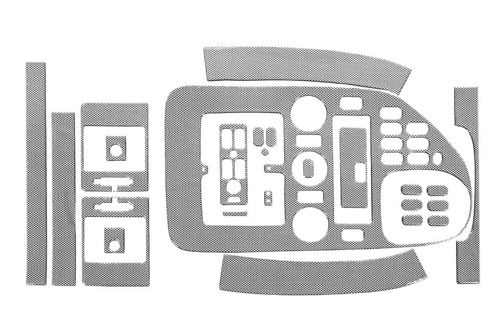 

Накладки на панель Meric (1999-2003) Карбон для Mercedes Vito W638