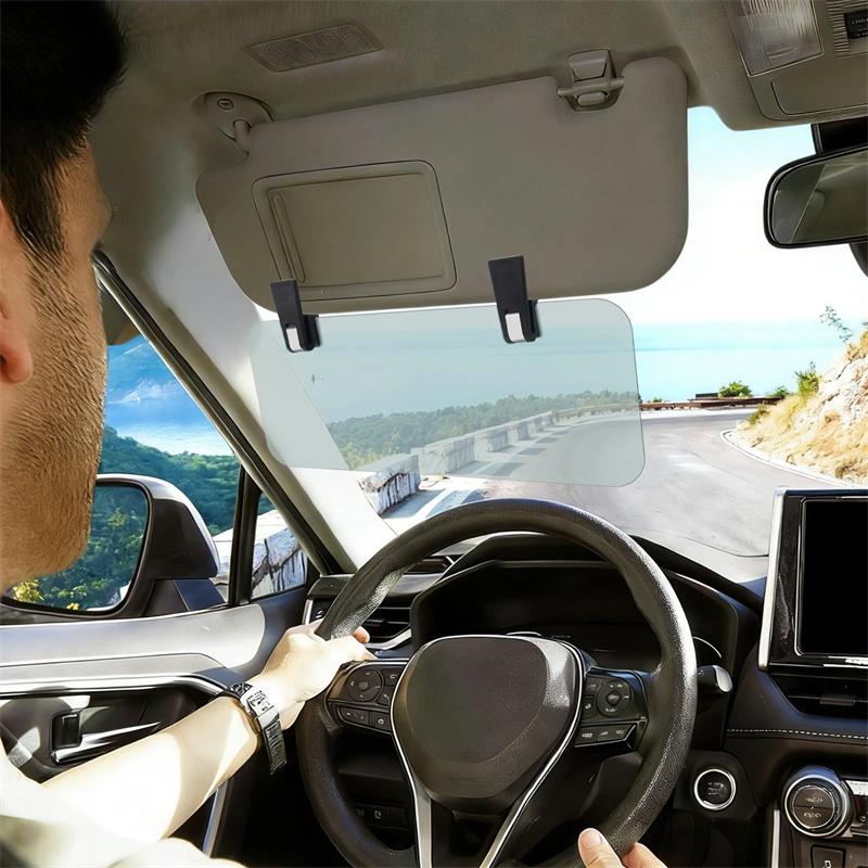Car Visor Extender Windshield Sun Blocker Anti-Glare Weatherproof Sunvisor Extension Car 180-Degree Rotation Car Sun Blocker