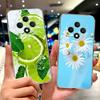 For Oppo Reno 12F 5G Case Reno12 FS CPH2637 Colorful Flowers Painted Cover Soft Silicone Case For Oppo Reno12 F 4G Reno12F Shell