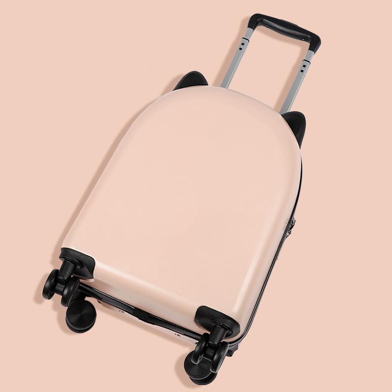 Children s 18-Inch Cartoon Suitcase with Universal Wheels - Travel Trolley Case 18-inch