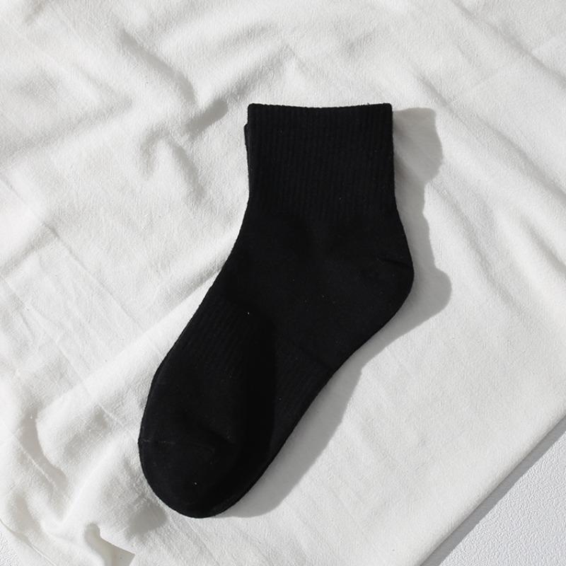 Men's Spring and Summer Pure Cotton Sports Breathable Shallow Mouth Socks
