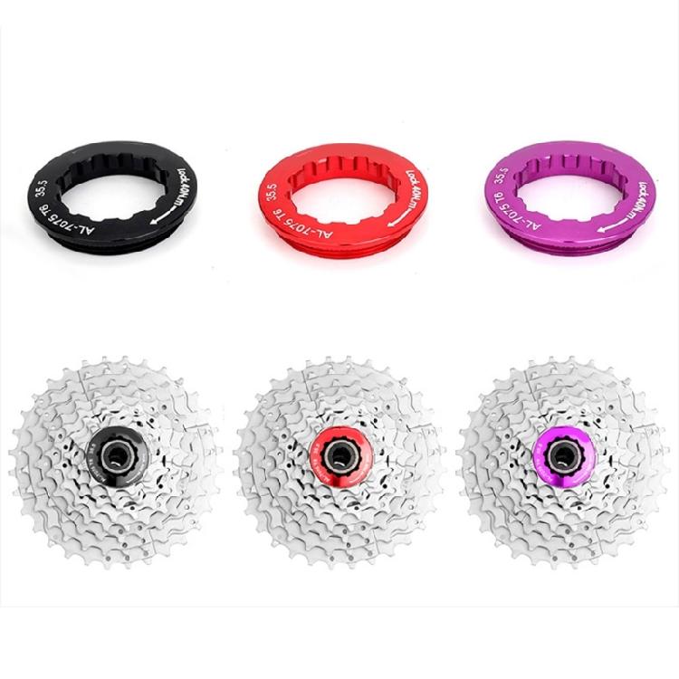 11T Cassette Flywheel Lock Cover Aluminum Alloys Freewheel Caps Rings Bike Flywheel Locking Washer Road Bike Part
