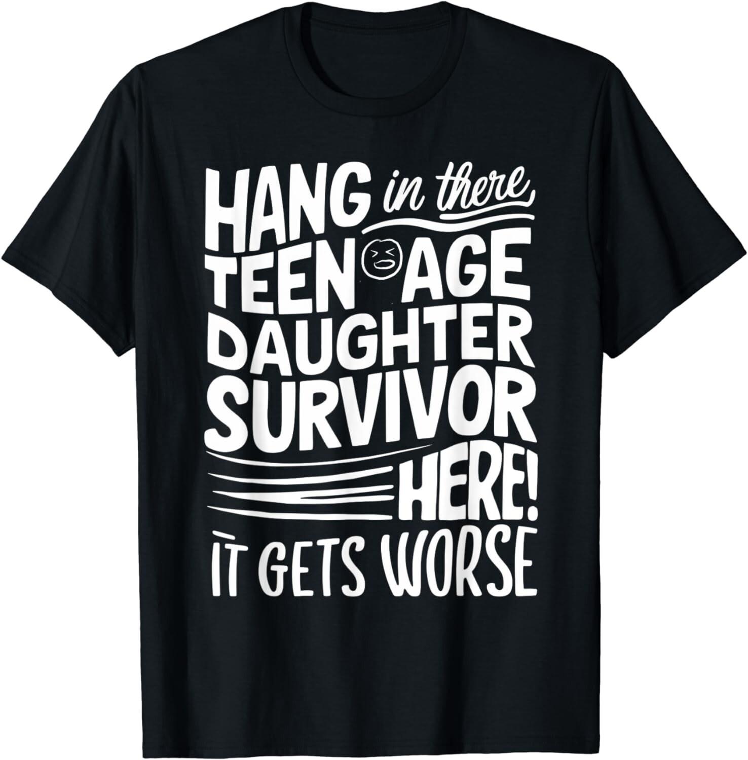 

Teenage Daughter Survivor Father s Day Gift Unisex T-Shirt 5XL різнокольоровий