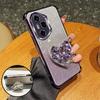 For Google Pixel 9 Phone Case for Google Pixel 10 9 Pixel9 Pro 9A A 9Pro XL Glitter Diamond Heart Shockproof Bracket Case Cover