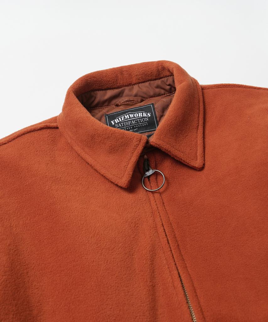 Frizmworks Fleece Drizzler Jacket _ Brick