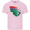 Curled Gambia Flag Gambian Day Football Unisexs Light Cotton Tshirt
