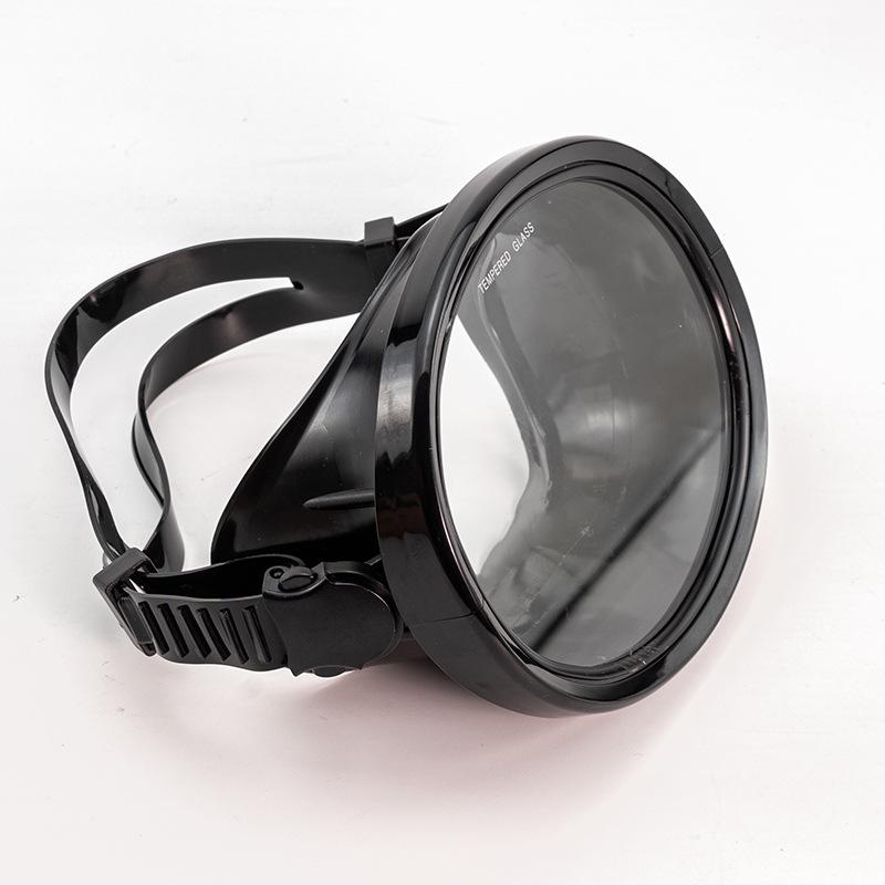 Unisex Waterproof PVC Snorkeling Mask with HD Tempered Glass & Wide Field of View