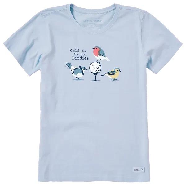Life is Good. Women s Golf is For The Birdies Short Sleeve Crusher Tee 2XL