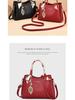 2025 Fashionable Red Women's Bridal Handbag - Large Capacity Single Shoulder Crossbody Bag