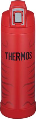 Water Bottle Vacuum Insulated Sports Bottle with Strap 1L Red Cold Storage Only R FJI-1001