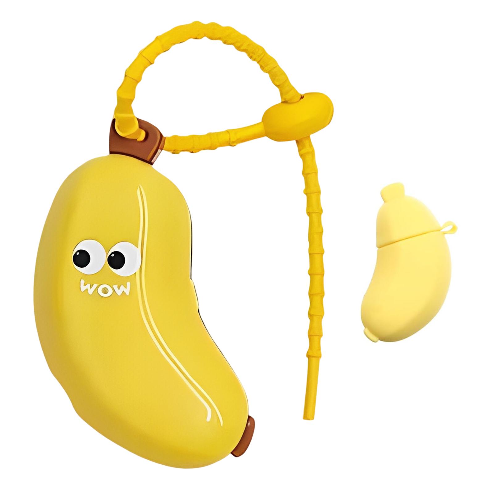 

2Pcs Portable Toothbrush Head Cover Banana Toothbrush Head Cover Toothbrush Storage Organizer for Electric & Manual Toothbrushes жовтий