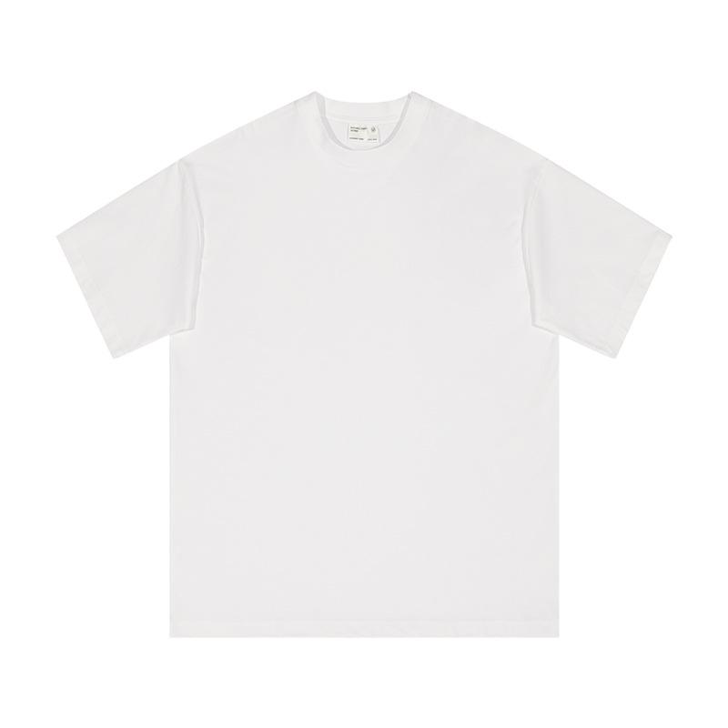 

Women s White 300g Pure Cotton Round Neck Loose T-Shirt - Spring/Summer Street Fashion M (115-140 Jin)