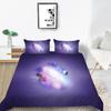 Star Printing Bedding Single Double Bed Full Size 3D Microfiber Universe Printing Pillowcase and Quilt Cover 2/3 Comfortable Home Decoration