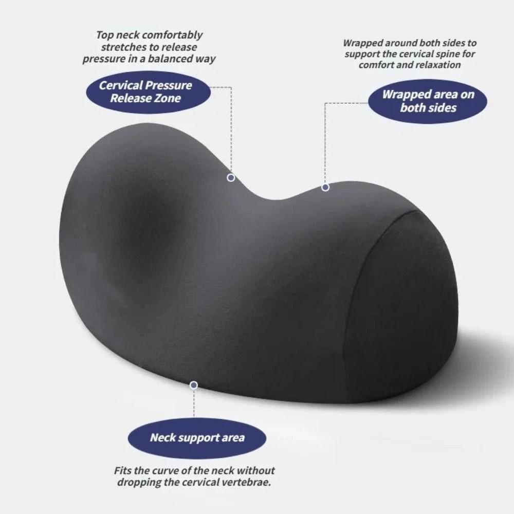 Contoured Design Neck Orthopedic Pillow Ergonomic Support Sleeping Pillow Shoulder Relaxation