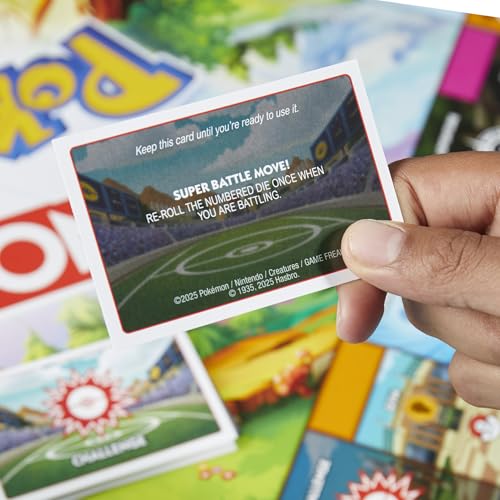 Monopoly Pokémon Edition Board Game | Ages 8+ | 2-4 Players | Kids Game for Pokémon Fans | Fun Family Game | Average Play Time: 45 Minutes