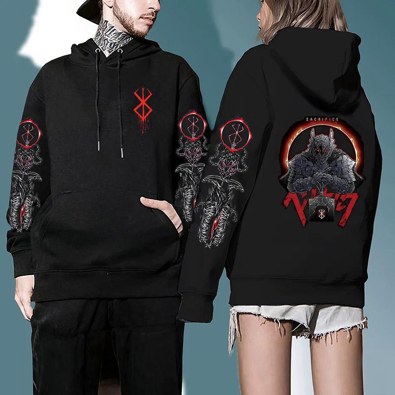 Stylish Anime Graphic Hoodies for Men Hoodies