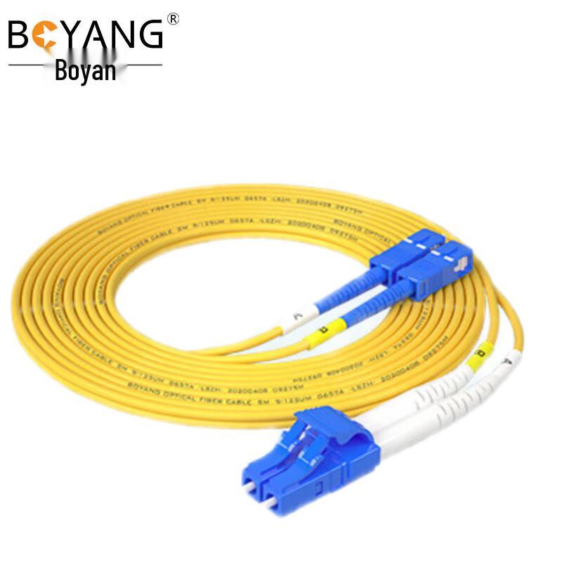

Boyang LC-SC Single Mode Duplex Fiber Optic Patch Cable