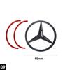 ABS Original Car Rear Trunk Badge Sticker Mercedes Emblem Snap Cover For Mercedes Benz AMG GLA-class X253 2016-2022 A2538170016