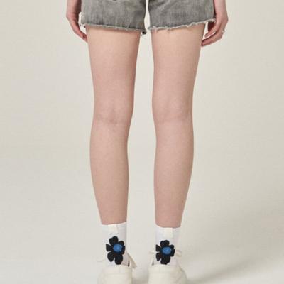 SHOWPIECE Flower Point Socks_WH