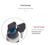 Two-Position Key Rotary Switch, Model LA155B-11Y/2, On/Off, Thickened Copper Parts, Silver Contacts, 22mm Hole.