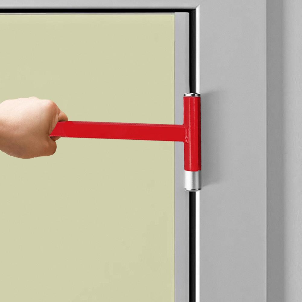 Door Hinge Adjustment Tool with Rubber Handle Hinge Bender Wrench Door Hinge Adjuster Fit for .134 Gauge Commercial Door