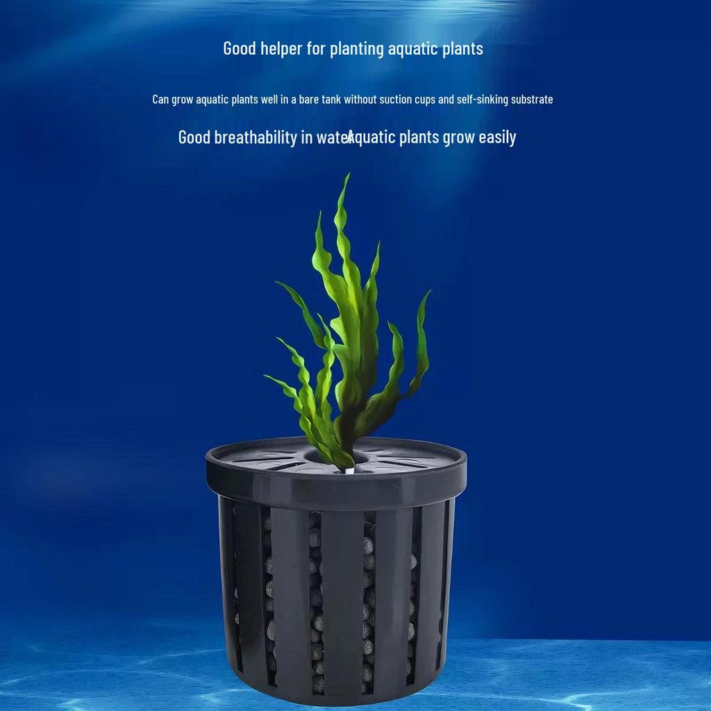 Fish Tank Planting Basket: Home Landscaping Cup for Water Plants and Flower Root Holders