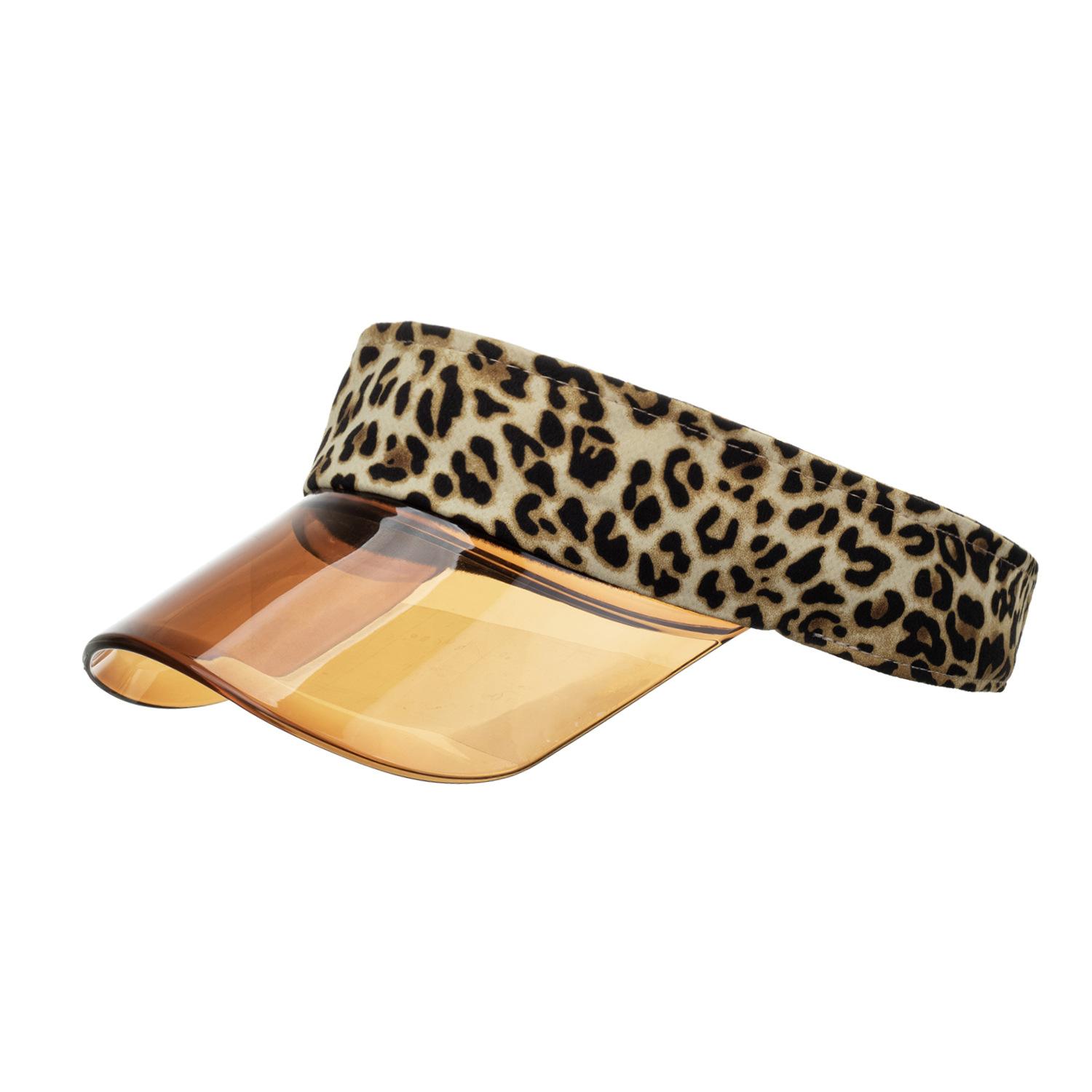 

Весна и лето новый леопардовый принт пустой цилиндр шляпа для гольфа шляпа для отдыха на открытом воздухе солнцезащитный козырек повседневная шляпа