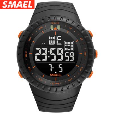 Brand New Electronics Watch Analog Quartz Wristwatch Horloge 50 Meters Waterproof Kol Saati 1237 Digital Alarm Men Watches