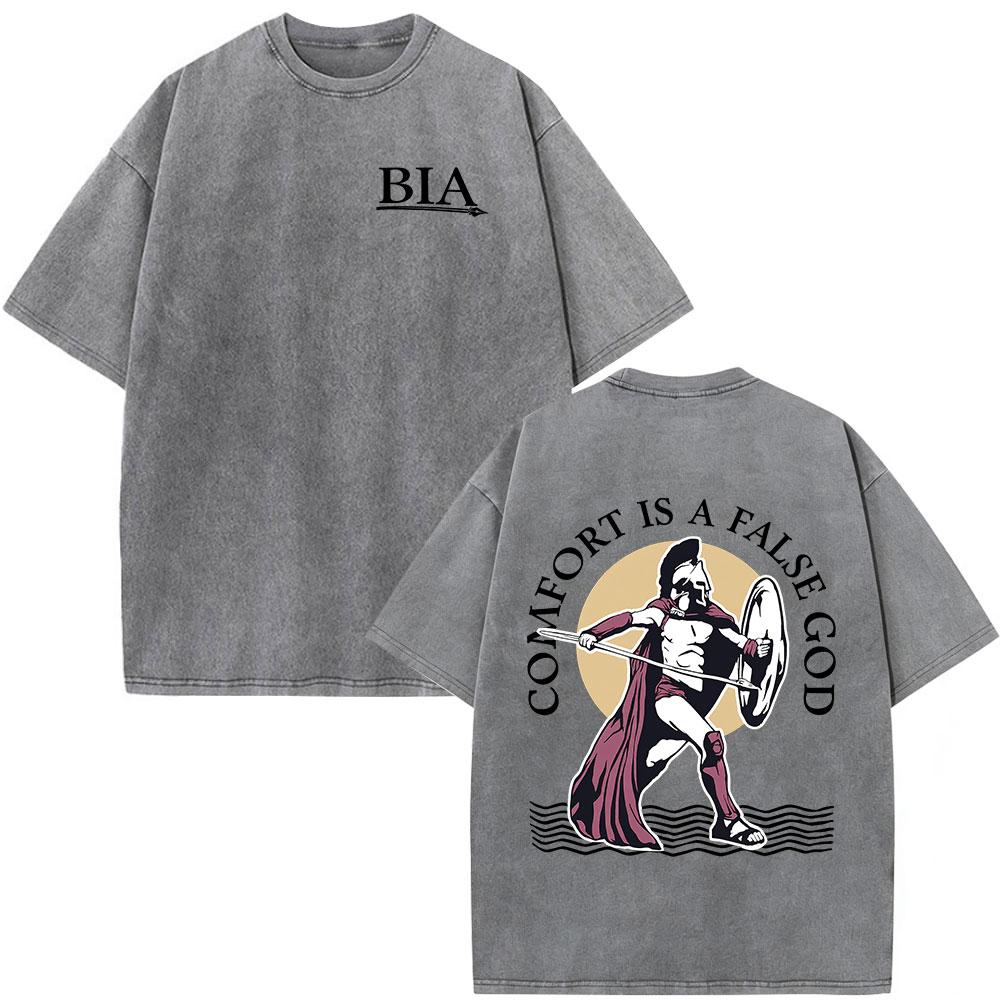 Washed Vintage Forward Observations Group Be Seeing You Print Tshirt Skeleton Graphic Tshirts Men Fashion Oversized T Shirts