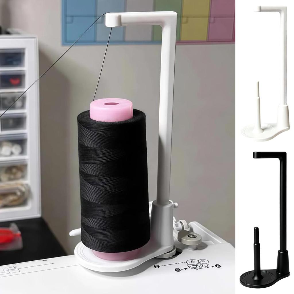 Sewing Machine Thread Stand, Desktop Cone Spool Holder with Guide, Quilting Embroidery Serger Thread Rack for Home Sewing Room